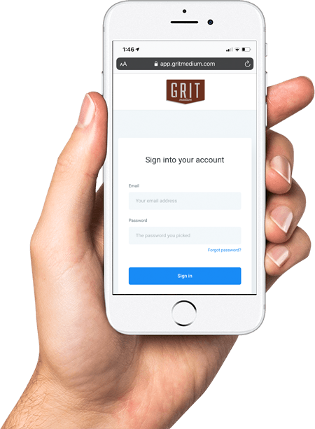 Grit Medium app